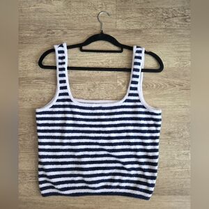 FP Movement By Free People Cozy Season Tank Navy/Lilac Combo M/L